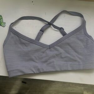 Vitality Daydream II v neck bra purple size small